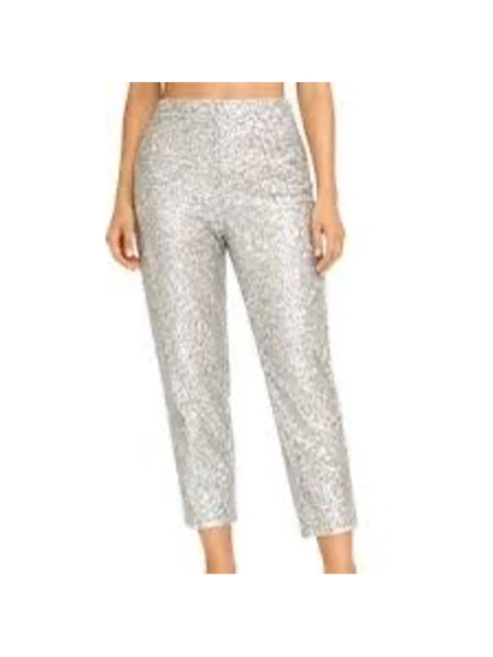 Abercrombie & Fitch High Rise Sequin Pants with Tulip Hem